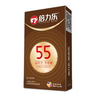 【避孕润滑】倍力乐大号安全套10只装(方包)